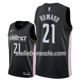 Herren NBA Washington Wizards Trikot Dwight Howard 21 2018-19 Nike City Edition Schwarz Swingman